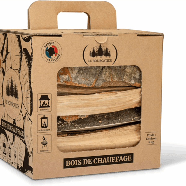 Packs de 20L de Bois de chauffage séché hêtre chêne