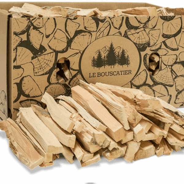 Carton de 6 kg de Bois de chauffage séché hêtre chêne