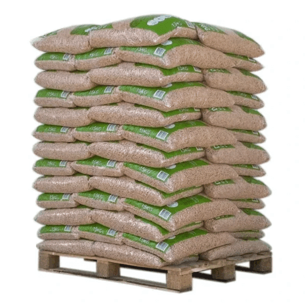 Palette de 65 Sacs de 15kg de Pellet DIN Pellets