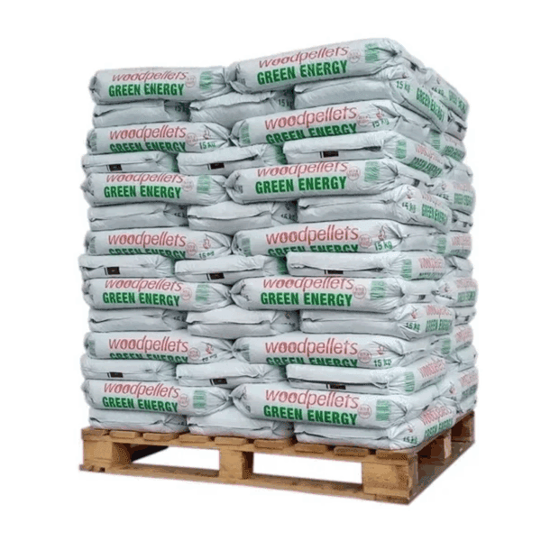 Palette de 65 sacs de 15kg de pellet GREEN ENERGY