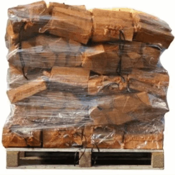 Lot de 40 sacs de bois sec de 8 kg 100% frêne
